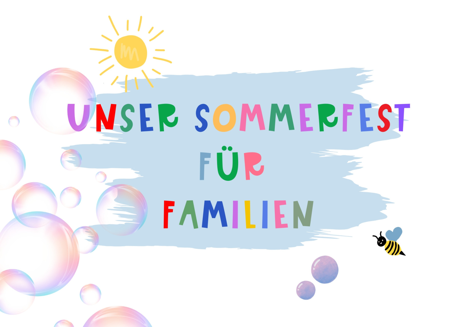 Unser Sommerfest fuer Familien